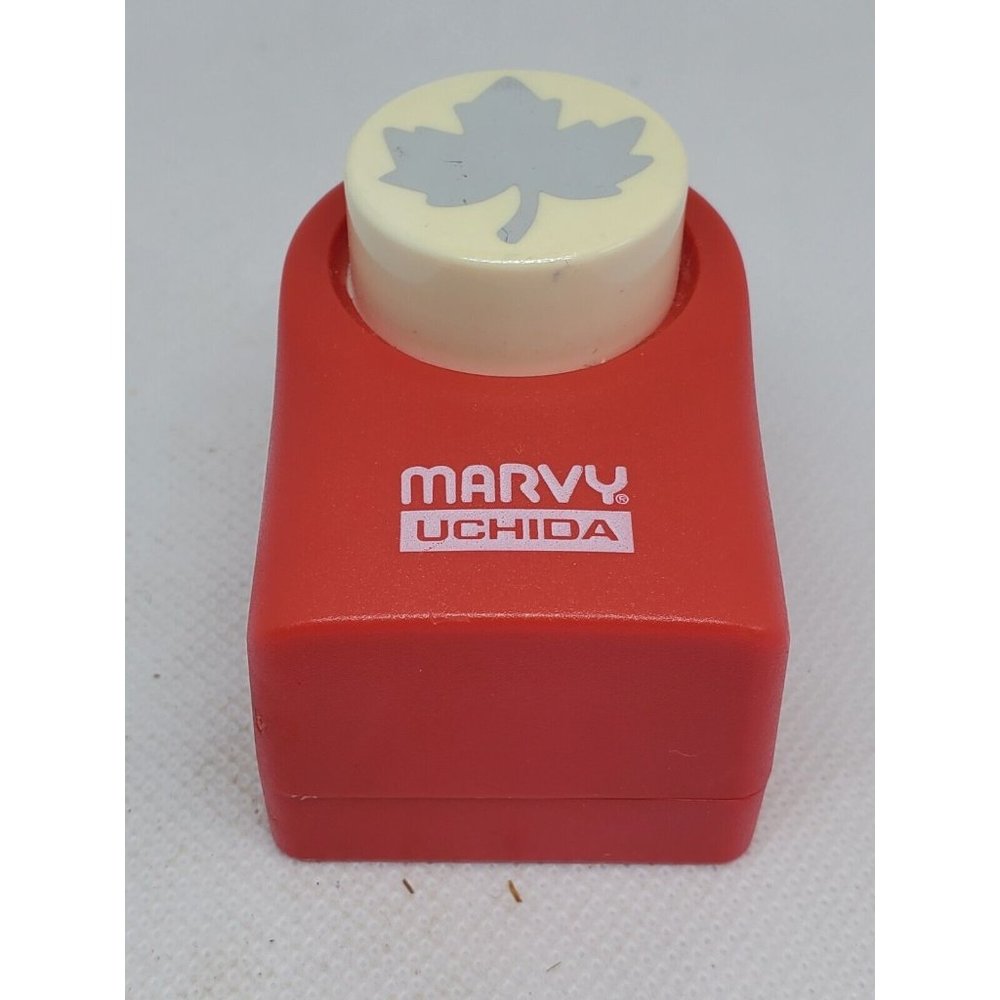 Marvy Uchida Red Craft Maple Leaf Arts And Crafts Scrapbooking Paper Punch